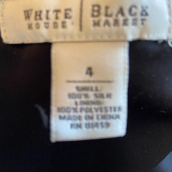 Vintage Y2K Floral Whimsigoth Black & White Fairy Silk Midi Dress / Size: 4 - Picture 6 of 7